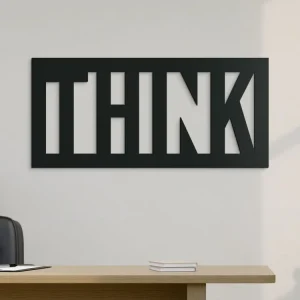 Bestseller Holzaufschrift für die Wand Think