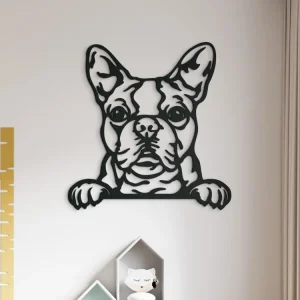 Holzbild FRANZÖSISCHE BULLDOGGE Solange Der Vorrat Reicht