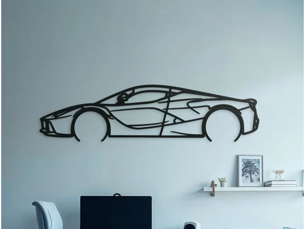 Holzbild für die Wand 16 LaFerrari Günstig