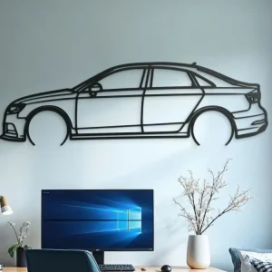 Begrenztes Angebot Holzbild für die Wand A3 S line