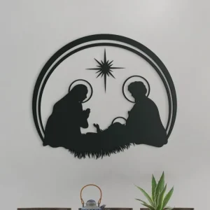 Sofort Bestellen Holzbild für die Wand Betlehem