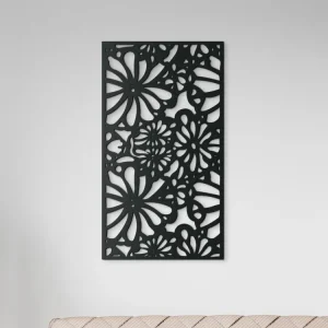 Sofort Bestellen Holzbild für die Wand BLUMEN IM GARTEN