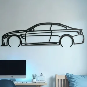 Holzbild für die Wand BMW M4 Kostenfreie Lieferung