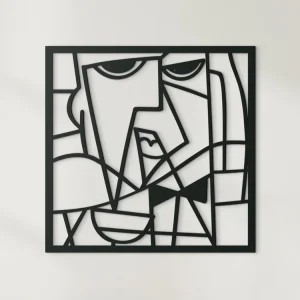 Holzbild für die Wand GENTLEMAN Kostenloser Rückversand
