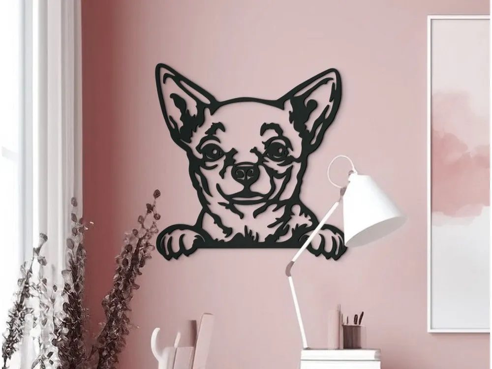 Holzbild für die Wand CHIHUAHUA Letzte Chance