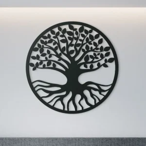 Neue Kollektion Holzbild LEBENSBAUM ERDUNG