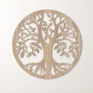 Holzbild LEBENSBAUM WEIDE Mega-Angebot