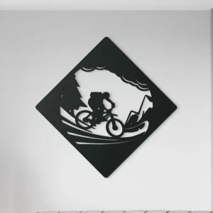 Holzbild für die Wand MOUNTAINBIKEN Garantierte Lieferung