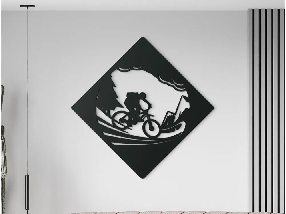 Holzbild für die Wand MOUNTAINBIKEN Garantierte Lieferung