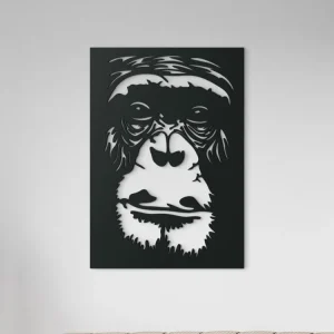 Holzbild für die Wand SCHIMPANSE Nur Heute