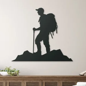 Holzbild für die Wand WANDERER Preis Gesenkt