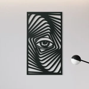 Holzbild für die Wand ZEBRAAUGE Zertifiziert