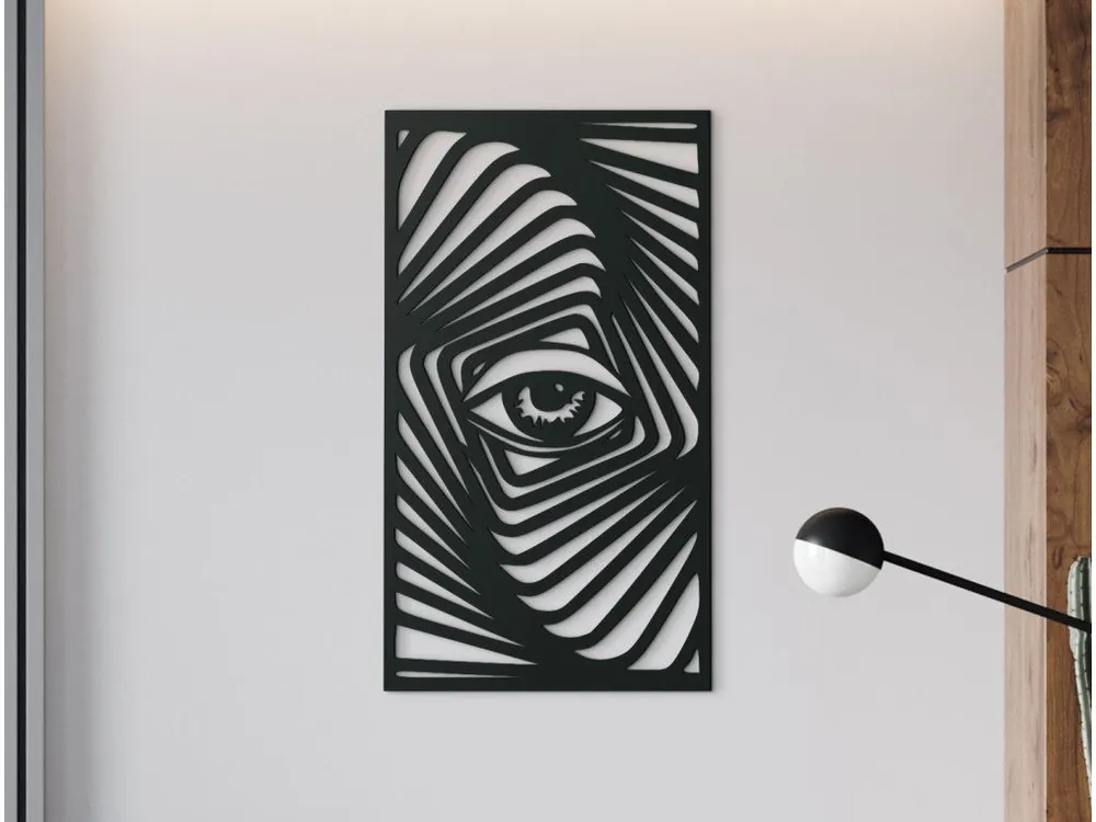 Holzbild für die Wand ZEBRAAUGE Zertifiziert