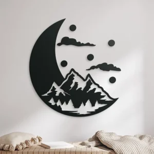 Holzbild MOND IN DEN BERGEN Jetzt Bestellen