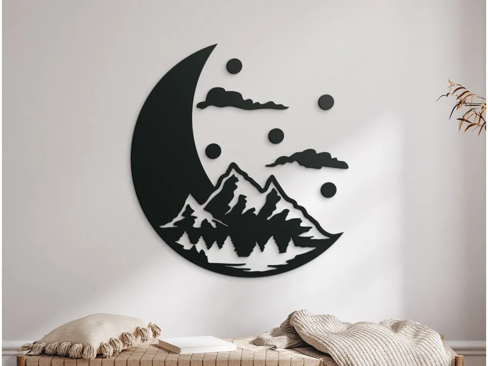 Holzbild MOND IN DEN BERGEN Jetzt Bestellen