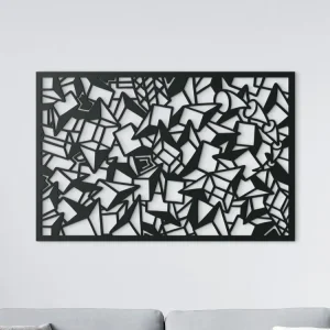 Nur Für Kurze Zeit Holzbild POLYGONALIE