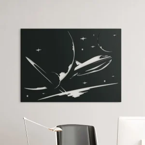 Sofort Bestellen Holzbild RAUMSCHIFF