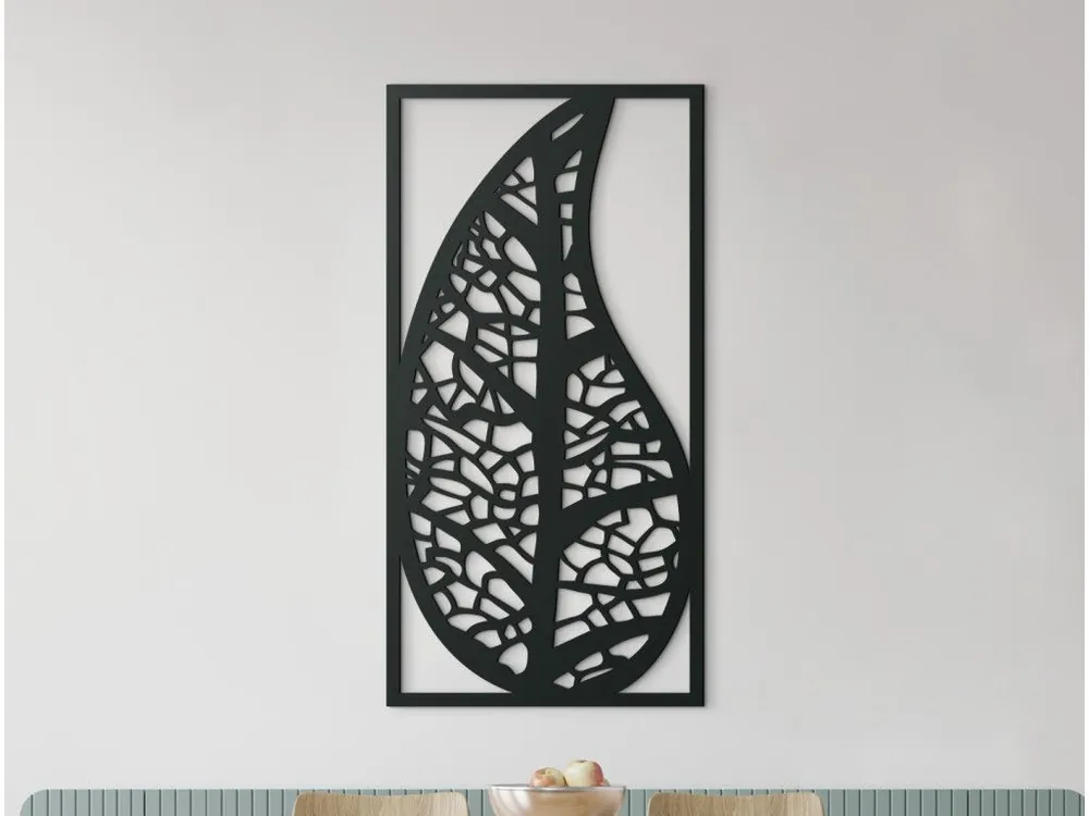 Holzdekoration BLATT IM TROPFEN Begrenztes Angebot
