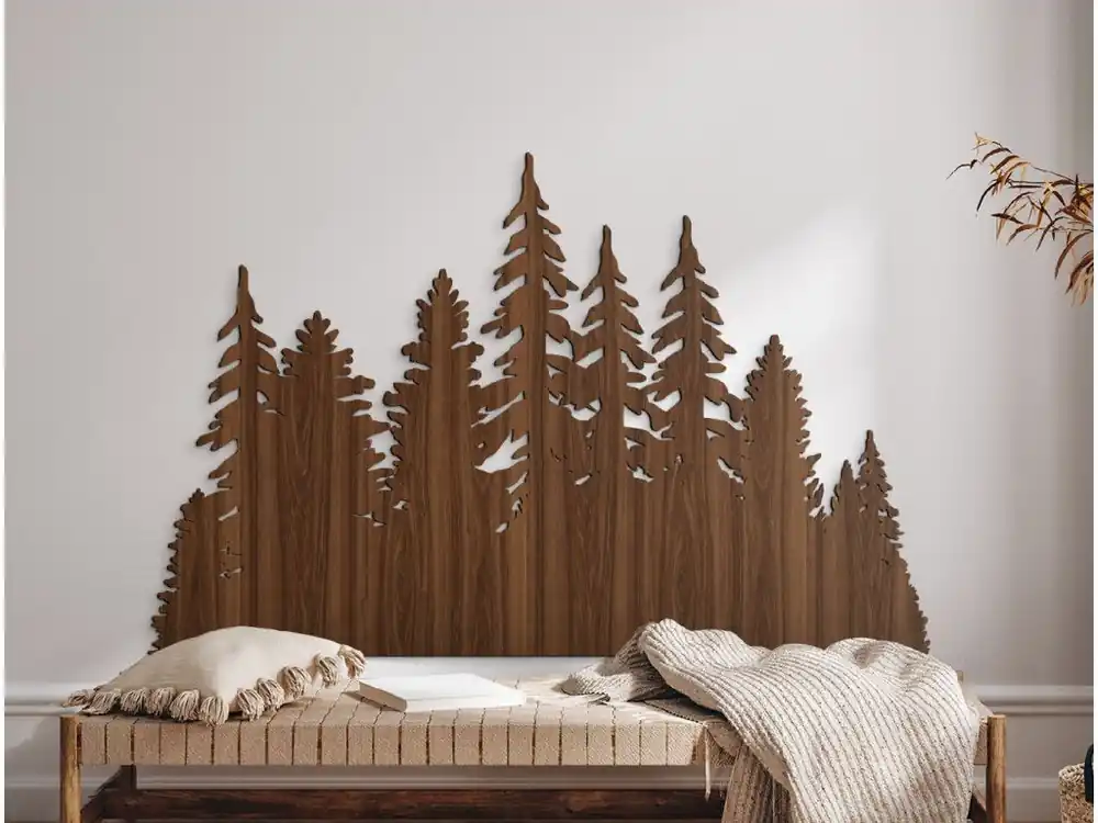 Holzdekoration Finsterer Wald Sichere Zahlung