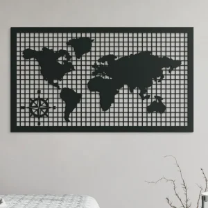 Kracherpreis Hölzerne Weltkarte für die Wand
