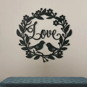 Hölzerner Türkranz LOVE Heißes Angebot