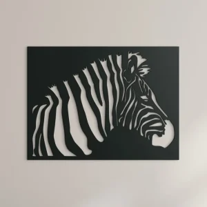 Hölzernes Wandbild ZEBRA Expressversand