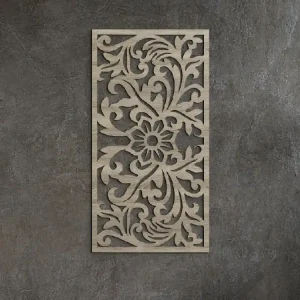 Letzte Chance Holzpaneel für die Wand BLUMEN