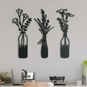 Holzsticker BLUMEN IN DER VASE Preisreduziert