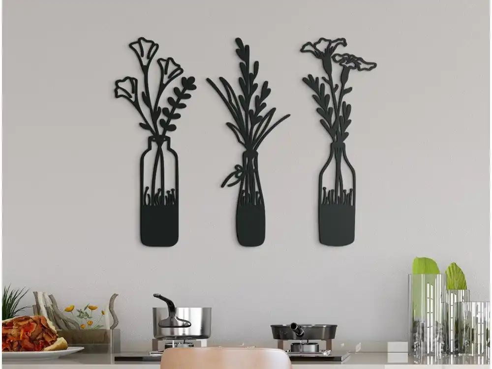 Holzsticker BLUMEN IN DER VASE Preisreduziert