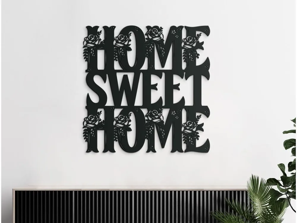 Holzsticker für die Wand Home Sweet Home Preis Gesenkt