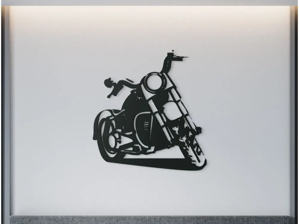 Holzsticker für die Wand Chopper Direktkauf