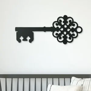 Neue Ware Holzsticker für die Wand SCHLÜSSEL