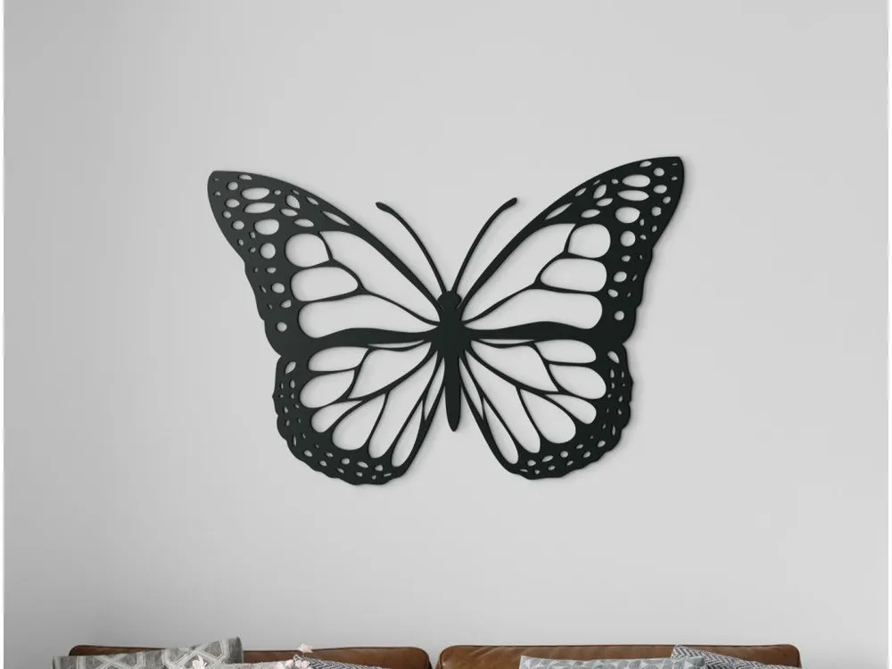 Kostenloser Rückversand Holzsticker für die Wand SCHMETTERLING