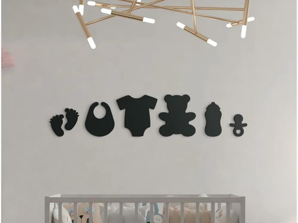 Holzsticker fürs Kinderzimmer BABY Beliebt