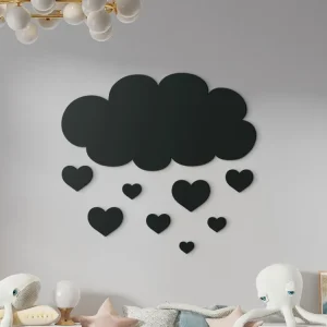 Holzsticker fürs Kinderzimmer KLEINE WOLKE Sichere Zahlung