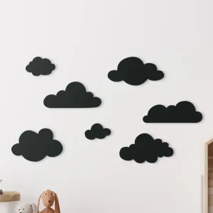Holzsticker fürs Kinderzimmer KLEINE WOLKEN Bestpreis