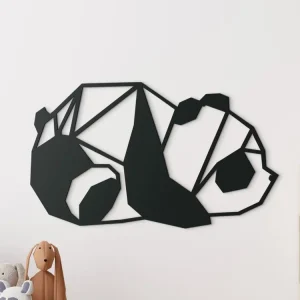 Letzte Chance Holzsticker fürs Kinderzimmer PANDA