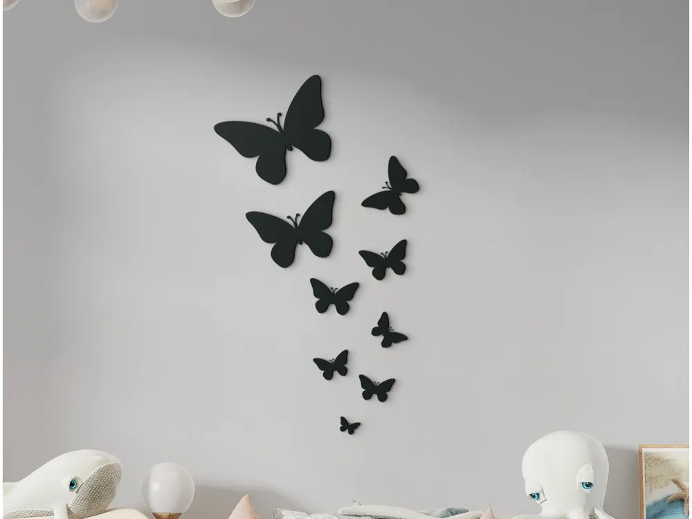 Holzsticker fürs Kinderzimmer SCHMETTERLINGE Markenprodukt