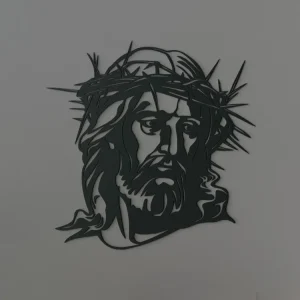 Holzsticker GEKRÖNTER JESUS Beliebt