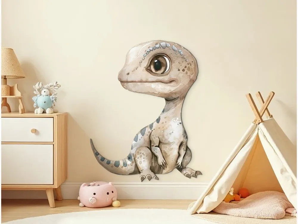 Kinderbild Dino mit großen Augen Preisreduziert