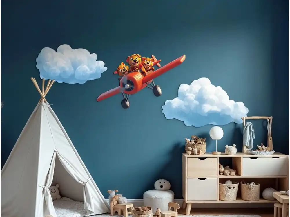Kinderbild Flug der Welpen Kracherpreis