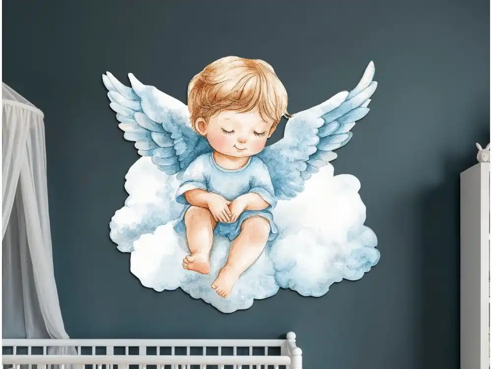 Kinderbild Schutzengel auf Wolke Saisonangebot