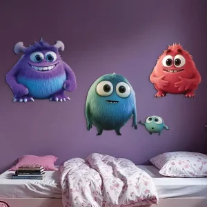 Kinderbilder-Set Großäugige Monster Kostenfreie Lieferung