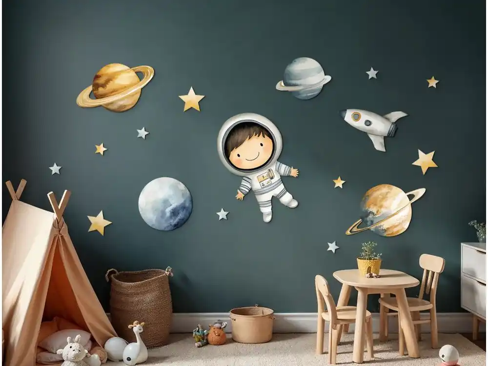 Letzte Chance Kinderbilder-Set Kosmonaut