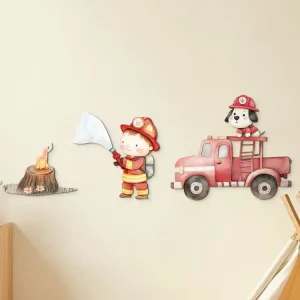 Kinderdekoration Feuerwehrleute in Aktion Saisonangebot