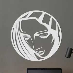 Billig Holzsticker JUNGFRAU MARIA