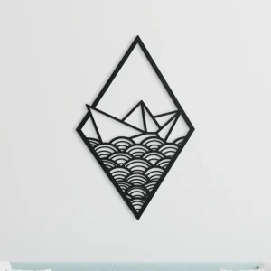 Holzsticker PAPIERSCHIFF Preisknaller