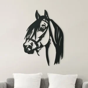 Holzsticker PFERD MIT HALFTER Top-Seller
