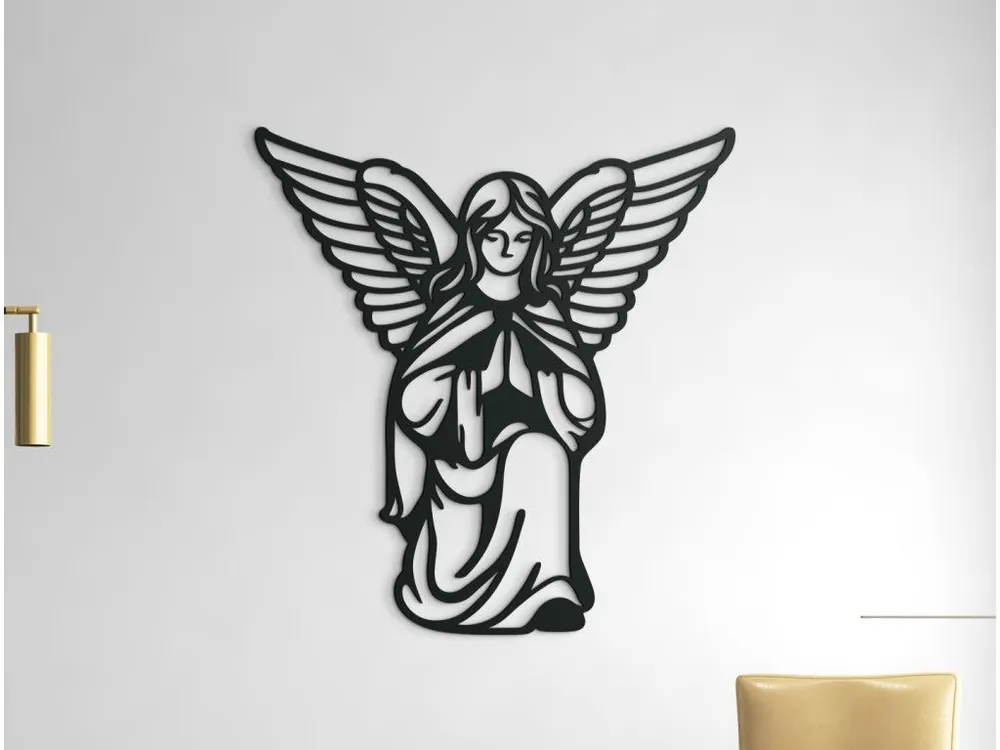 Holzsticker SCHUTZENGEL Top-Preis