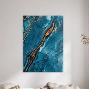 Marmorbild Flüssiges Gold Mega-Angebot